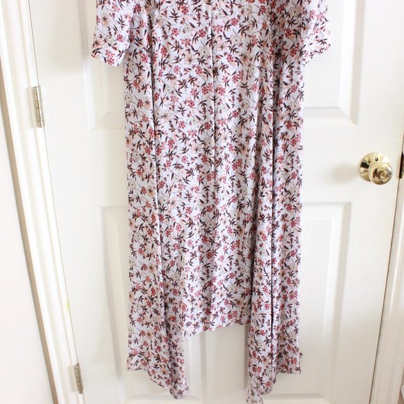 CHLOÉ Scalloped floral-print georgette maxi duster coat/jacket - Picture 10 of 16